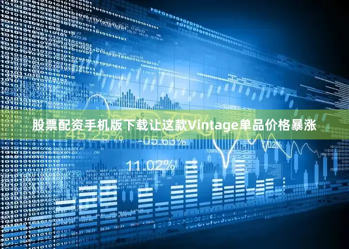 股票配资手机版下载让这款Vintage单品价格暴涨
